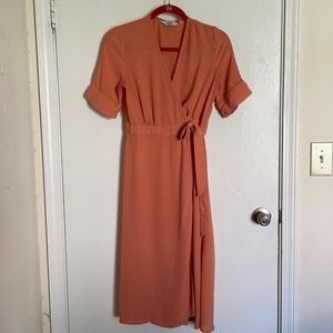& Other Stories Midi Wrap Dress | Size 6
